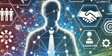 DALL·E 2024-10-23 20.56.32 - An illustration depicting the positive impact of gaming on leadership and personal development. The image features a person playing a video game, with